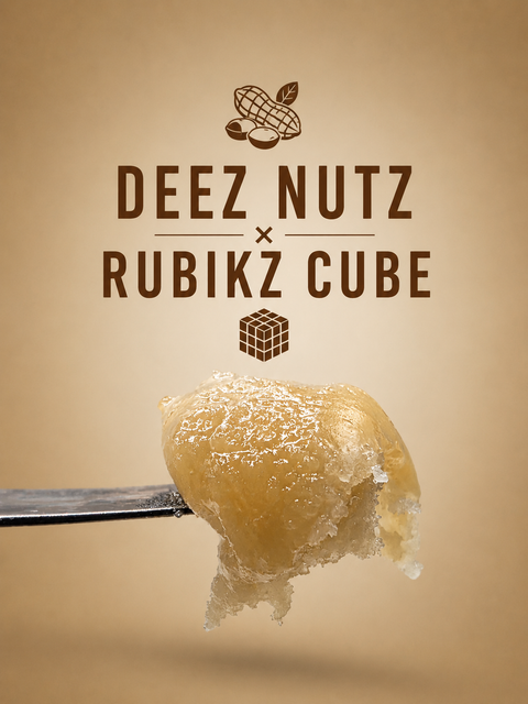 1g Deez Nutz x Rubikz Cube THCa Rosin 149-70u | Deez Treez