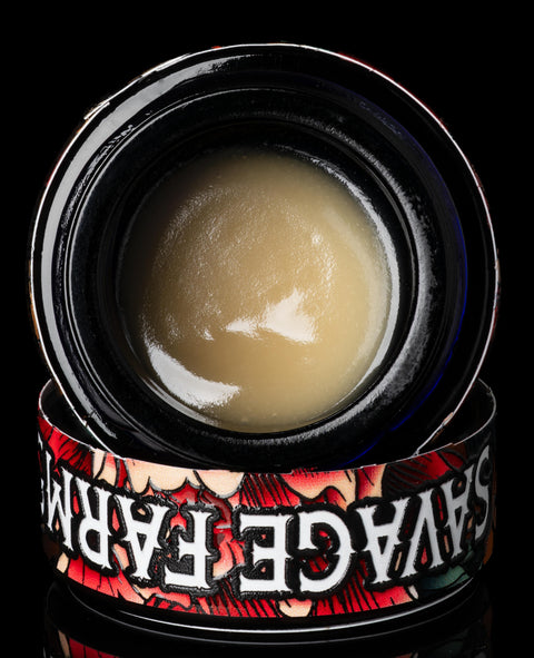 2g Lemon Pepper 73-159µ THCa Rosin | Savage Farms
